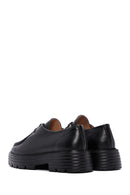 Women's Black Leather Oxford Shoes | Derimod Women's Black Leather Oxford Shoes | Derimod