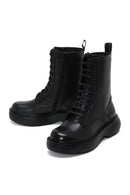 Women's Black Leather Boots | Derimod Women's Black Leather Boots | Derimod