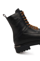 Harley Davidson Erkek Siyah Coro Fermuarlı Deri Postal Bot | Derimod Harley Davidson Erkek Siyah Coro Fermuarlı Deri Postal Bot | Derimod