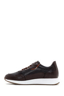 Men's Brown Thick Sole Leather Casual Sneaker | Derimod Men's Brown Thick Sole Leather Casual Sneaker | Derimod