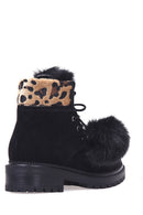 Women's Leopard Detailed Boots | Derimod Women's Leopard Detailed Boots | Derimod