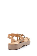 Women's Snakeskin Patterned Sandals | Derimod Women's Snakeskin Patterned Sandals | Derimod
