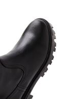 Women's Black Leather Zipper Classic Boots | Derimod Women's Black Leather Zipper Classic Boots | Derimod