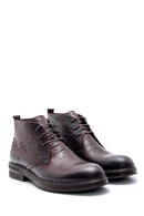 Men's Leather Crocodile Pattern Boots | Derimod Men's Leather Crocodile Pattern Boots | Derimod