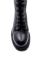 Women's Leather Casual Lace-Up Boots | Derimod Women's Leather Casual Lace-Up Boots | Derimod