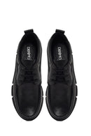 Men's Black Lace-Up Leather Casual Shoes | Derimod Men's Black Lace-Up Leather Casual Shoes | Derimod