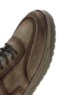 Men's Khaki Lace-Up Suede Leather Casual Shoes | Derimod Men's Khaki Lace-Up Suede Leather Casual Shoes | Derimod