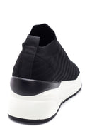Kadın Siyah Kalın Tabanlı Sneaker | Derimod Kadın Siyah Kalın Tabanlı Sneaker | Derimod
