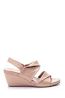 Women's Wedge Heeled Leather Sandals | Derimod Women's Wedge Heeled Leather Sandals | Derimod