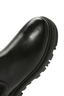 Men's Black Thick Soled Leather Chelsea Boots | Derimod Men's Black Thick Soled Leather Chelsea Boots | Derimod