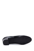 Derimod Gritti Woman Black Low Heels Leather Shoe | Derimod Derimod Gritti Woman Black Low Heels Leather Shoe | Derimod