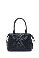 Women's Navy Blue Quilted Handbag | Derimod Women's Navy Blue Quilted Handbag | Derimod