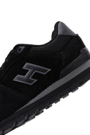 Hammer Jack Women's Black-Smoked Nubuck Leather Peru G Sneaker | Derimod Hammer Jack Women's Black-Smoked Nubuck Leather Peru G Sneaker | Derimod