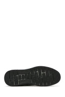 Men's Black Lace-Up Nubuck Leather Casual Sneaker | Derimod Men's Black Lace-Up Nubuck Leather Casual Sneaker | Derimod