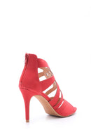 Women's Suede Heeled Shoes | Derimod Women's Suede Heeled Shoes | Derimod