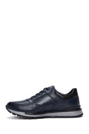 Erkek Deri Lacivert Sneaker | Derimod Erkek Deri Lacivert Sneaker | Derimod