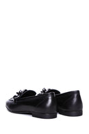 Women's Black Leather Buckle Loafer | Derimod Women's Black Leather Buckle Loafer | Derimod