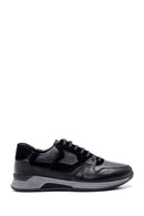 Men's Leather Suede Detailed Sneaker | Derimod Men's Leather Suede Detailed Sneaker | Derimod