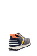 Men's Suede Detailed Sneaker | Derimod Men's Suede Detailed Sneaker | Derimod