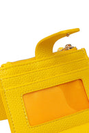 Woman Yellow Charm Card Holder | Derimod Woman Yellow Charm Card Holder | Derimod