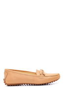 Women's Camel Leather Loafer | Derimod Women's Camel Leather Loafer | Derimod