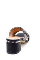 Women's Casual Heeled Slippers | Derimod Women's Casual Heeled Slippers | Derimod