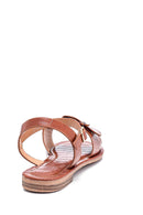 Kadın Kroko Baskılı Casual Sandalet | Derimod Kadın Kroko Baskılı Casual Sandalet | Derimod