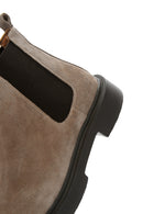 Men's Mink Suede Leather Chelsea Boots | Derimod Men's Mink Suede Leather Chelsea Boots | Derimod