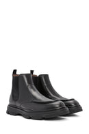Men's Black Leather Chelsea Boots | Derimod Men's Black Leather Chelsea Boots | Derimod