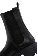 Women's Black Leather Chelsea Boots | Derimod Women's Black Leather Chelsea Boots | Derimod