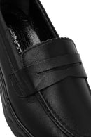 Kadın Siyah Deri Comfort Loafer | Derimod Kadın Siyah Deri Comfort Loafer | Derimod
