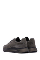 Erkek Gri Nubuk Deri Sneaker | Derimod Erkek Gri Nubuk Deri Sneaker | Derimod