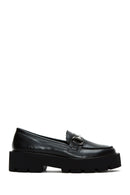 Women's Black Buckle Loafer | Derimod Women's Black Buckle Loafer | Derimod