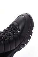 Men's Black Leather Sports Boots | Derimod Men's Black Leather Sports Boots | Derimod