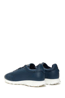 Erkek Lacivert Deri Sneaker | Derimod Erkek Lacivert Deri Sneaker | Derimod