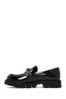 Kadın Deri Rugan Maskülen Loafer | Derimod Kadın Deri Rugan Maskülen Loafer | Derimod