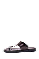 Men's Leather Flip Flops | Derimod Men's Leather Flip Flops | Derimod