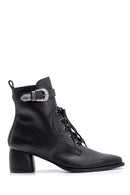 Women's Heeled Leather Boots | Derimod Women's Heeled Leather Boots | Derimod