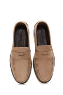 Erkek Bej Deri Casual Loafer | Derimod Erkek Bej Deri Casual Loafer | Derimod
