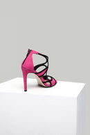 Suede Women's Heeled Sandals | Derimod Suede Women's Heeled Sandals | Derimod
