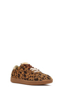 Derimod Studio Women's Leopard Lace-Up Patterned Sneaker | Derimod Derimod Studio Women's Leopard Lace-Up Patterned Sneaker | Derimod