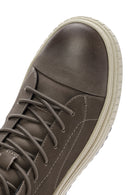 Male Mink Zip Closure Nubuck Leather Sport Boots | Derimod Male Mink Zip Closure Nubuck Leather Sport Boots | Derimod