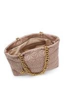 Women's Brown Quilted Shoulder Bag | Derimod Women's Brown Quilted Shoulder Bag | Derimod