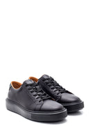 Erkek Siyah Deri Sneaker | Derimod Erkek Siyah Deri Sneaker | Derimod