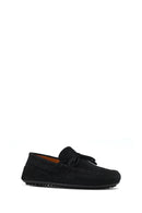 Men's Black Suede Leather Loafer | Derimod Men's Black Suede Leather Loafer | Derimod