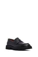 Erkek Siyah Deri Loafer | Derimod Erkek Siyah Deri Loafer | Derimod