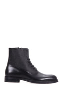 Men's Printed Leather Boots | Derimod Men's Printed Leather Boots | Derimod