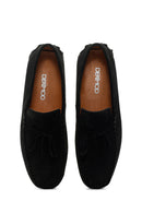 Men's Black Suede Leather Casual Loafer | Derimod Men's Black Suede Leather Casual Loafer | Derimod