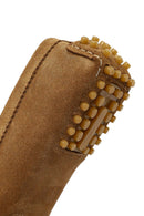 Women's Tan Suede Leather Loafer | Derimod Women's Tan Suede Leather Loafer | Derimod