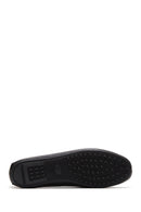 Kadın Siyah Toka Detaylı Deri Casual Loafer | Derimod Kadın Siyah Toka Detaylı Deri Casual Loafer | Derimod